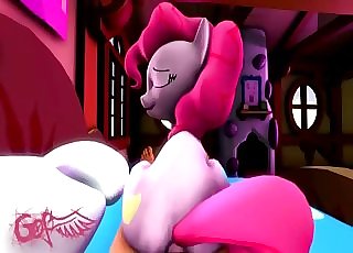 My Little Horse jumps on my sausage